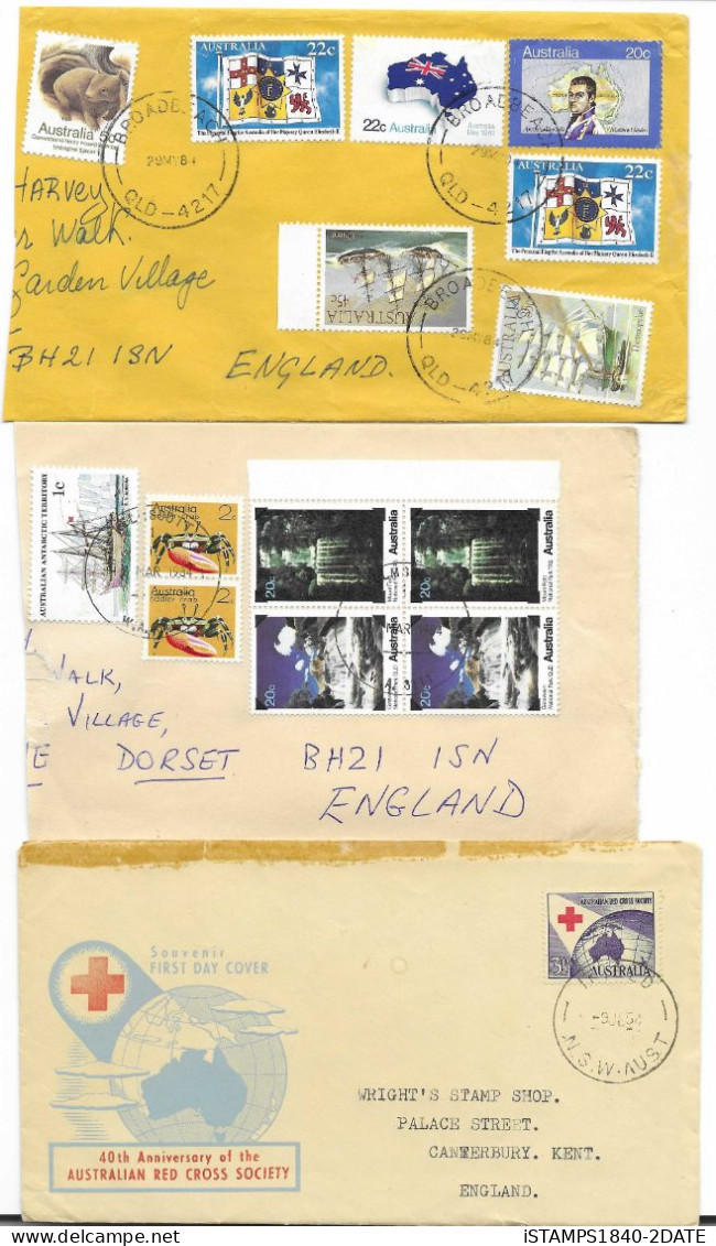 00471/ Australia 1950+ Covers / FDC Collection 18 Covers + - Verzamelingen