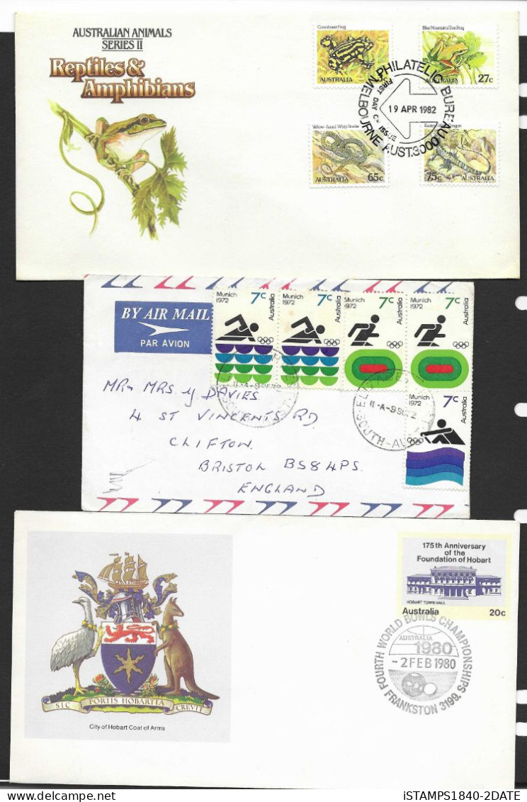 00471/ Australia 1950+ Covers / FDC Collection 18 Covers + - Colecciones