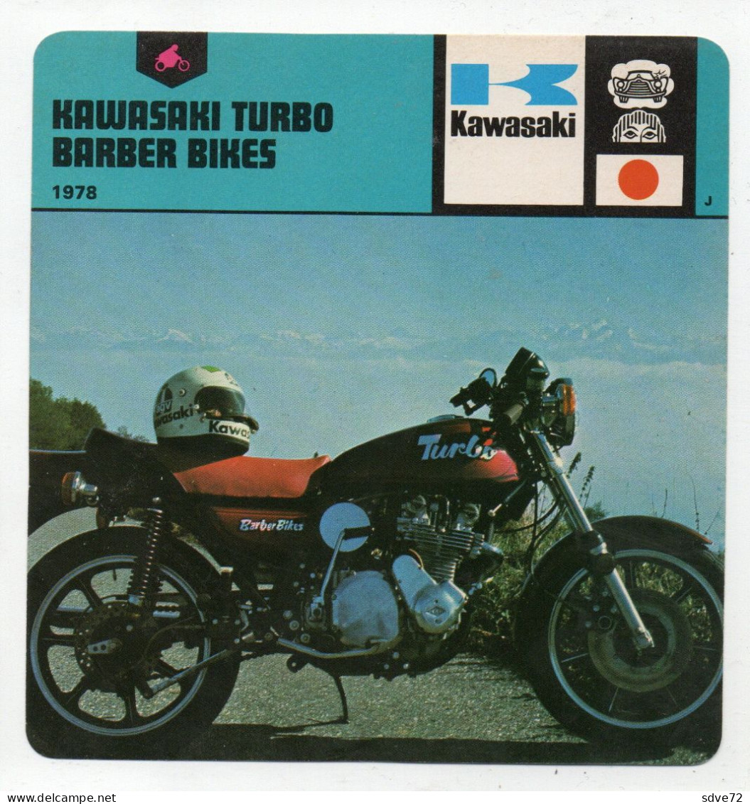 FICHE MOTO - KAWASAKI TURBO BARBER BIKES - Motos