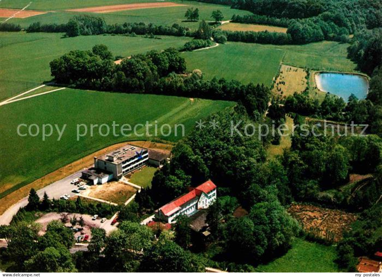 72656951 Bad Randringhausen Fliegeraufnahme Kurhaus Ernstmeier Bad Randringhause - Bünde