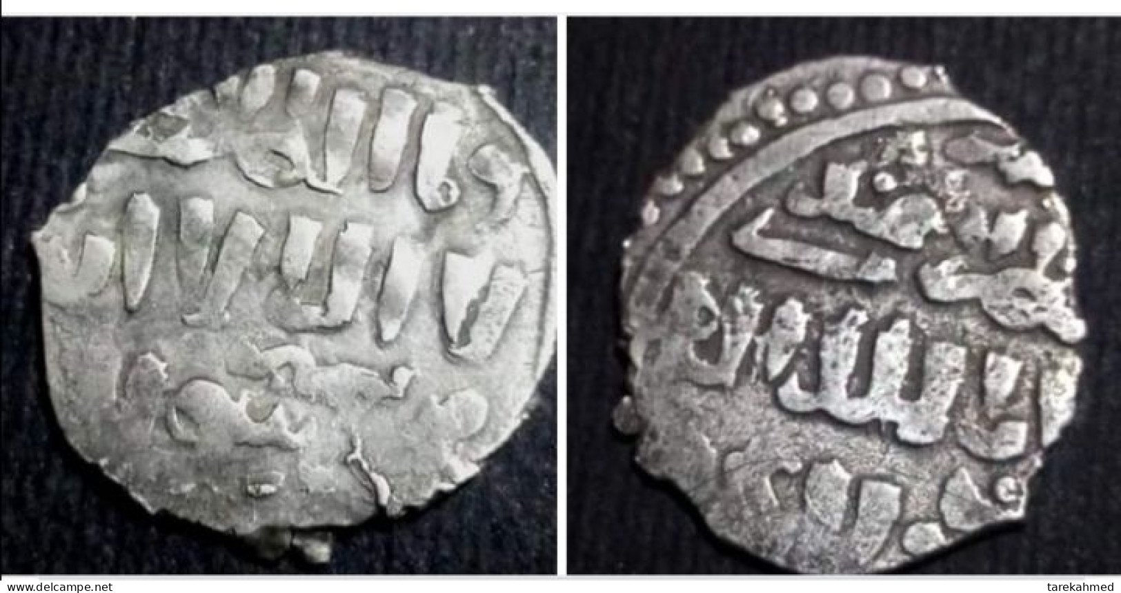 Mamluke Sultan Al-Nasir Muhammad I, 741AH -1341AD, Rare Silver Dirham ..victory Issue. 2.65 Gm . 21 Mm., Gomaa - Islámicas