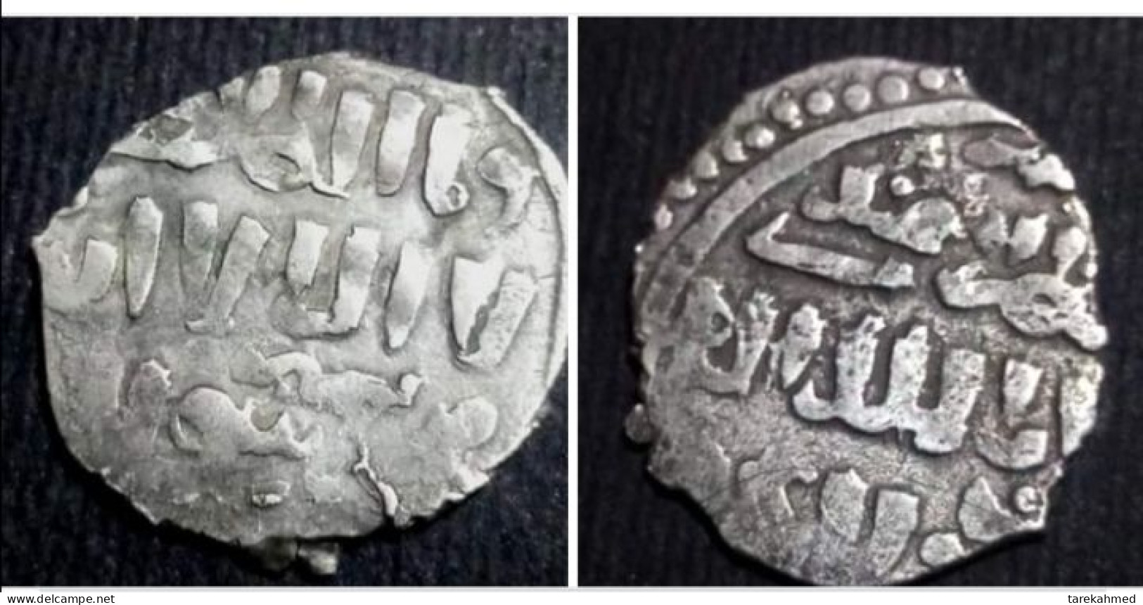 Mamluke Sultan Al-Nasir Muhammad I, 741AH -1341AD, Rare Silver Dirham ..victory Issue. 2.65 Gm . 21 Mm., Gomaa - Islamitisch