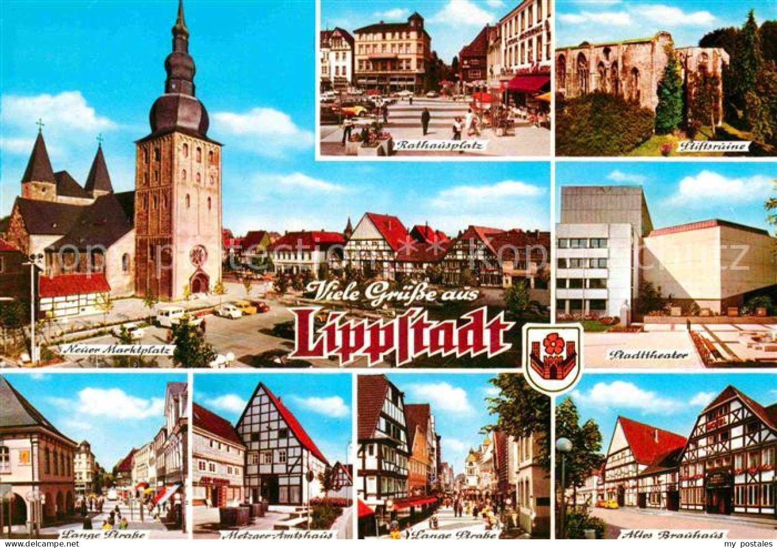 72656906 Lippstadt Rathausplatz Stadttheater Lange Strasse Altes Brauhaus Lippst - Lippstadt