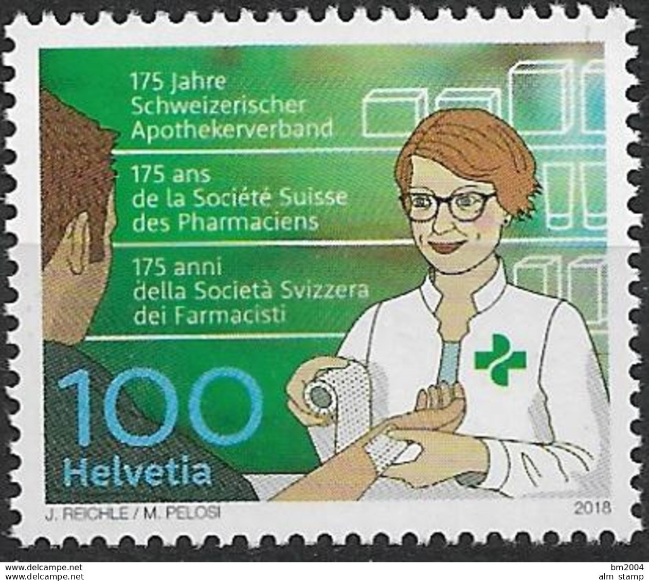 2018 Schweiz Mi. 2548**MNH    175 Jahre Schweizerischer Apothekerverband. - Unused Stamps