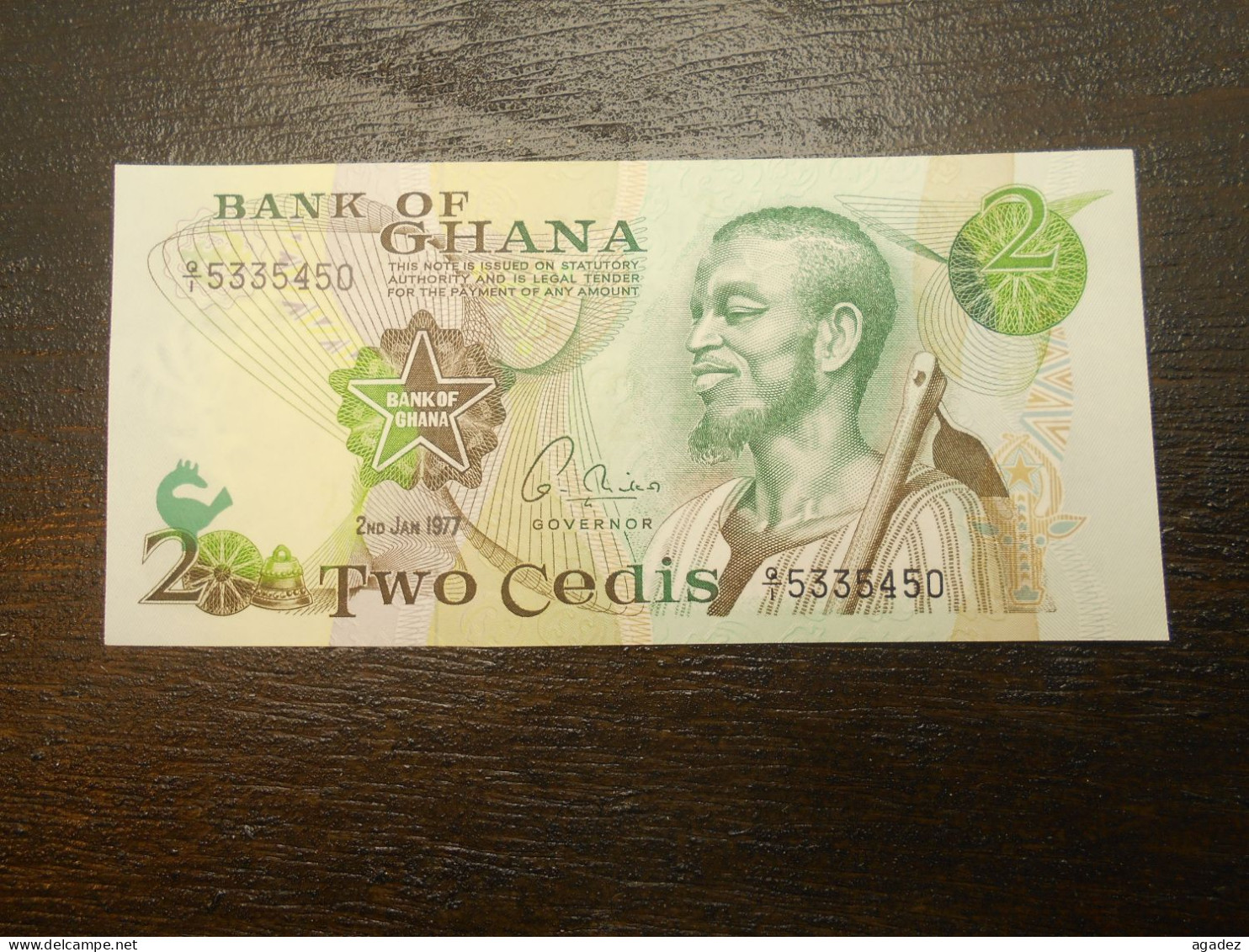 Ancien Billet De Banque Guana  1977 2 Cedis - Ghana