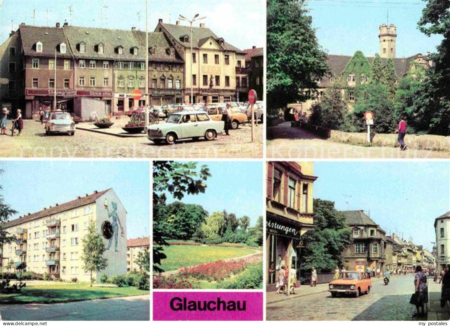 72655018 Glauchau Marktplatz Schloss Forderglauchau Rosarium Glauchau - Glauchau