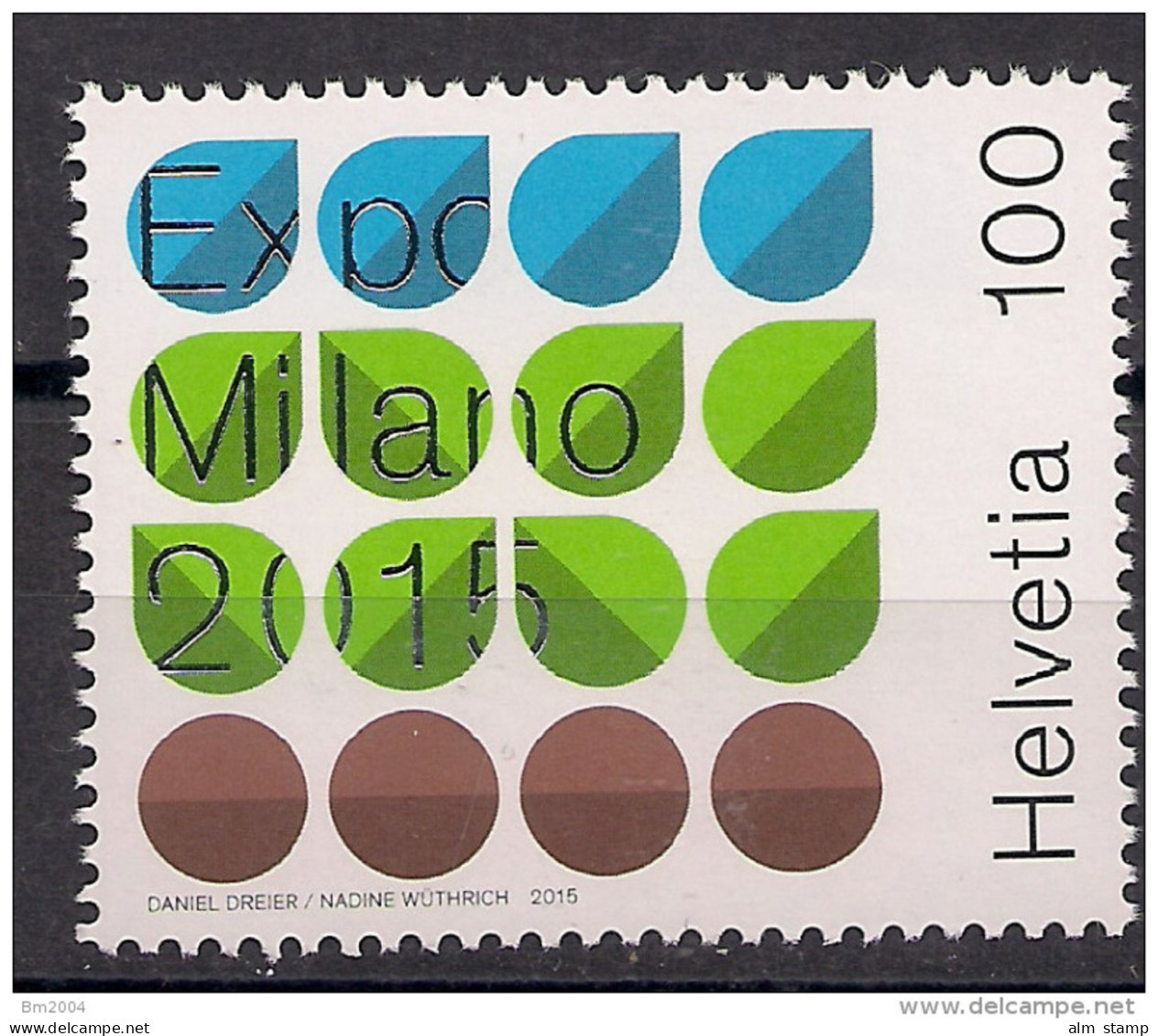 2015 Schweiz Mi. 2388 **MNH   Weltausstellung EXPO 2015, Mailand - Ungebraucht