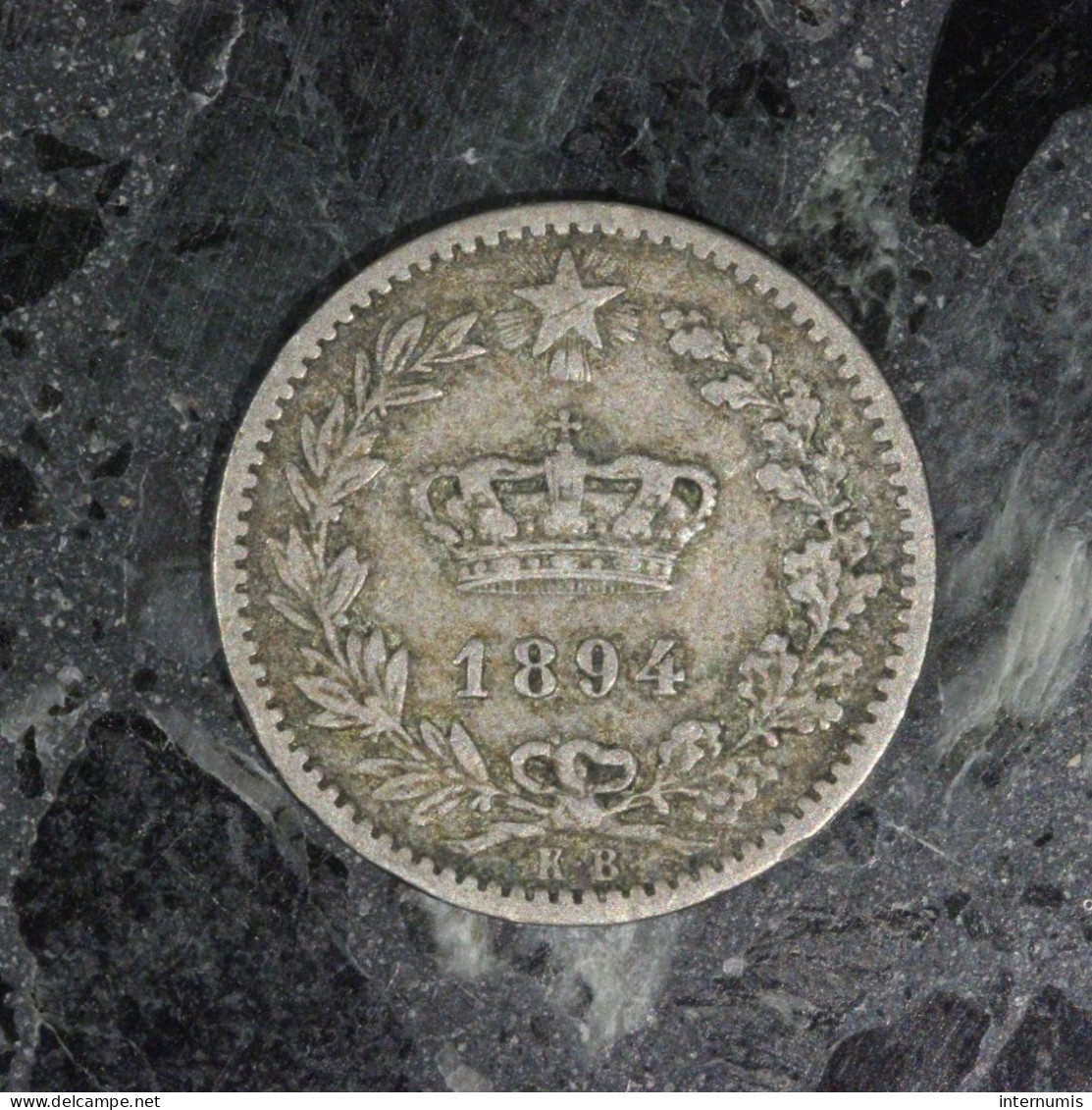  Italie / Italy, Umberto I, 20 Centesimi, 1894, Berlin, Cu-N (Copper-Nickel), TTB (EF),
KM#28.1 - 1878-1900 : Umberto I