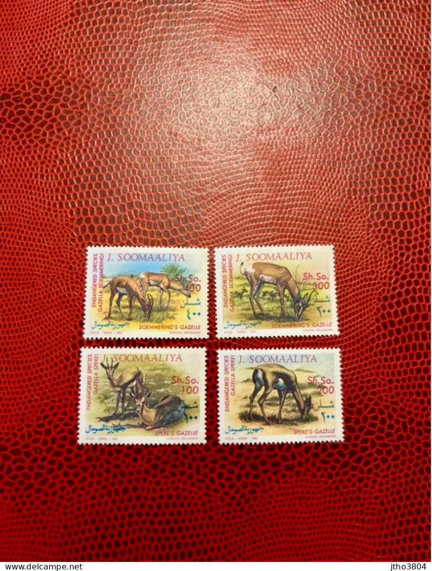 Somalie 1992 Overprint 4v Neuf MNH ** Mi 432 435 YT Mamíferos Mammals Säugetiere Mammiferi Mammifère Somalia - Game