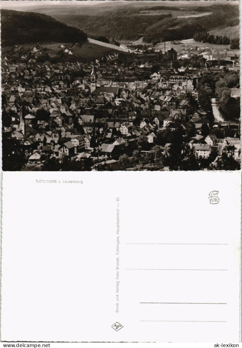 Ansichtskarte Tuttlingen Panorama-Ansicht Vom Leutenberg Gesehen 1960 - Tuttlingen