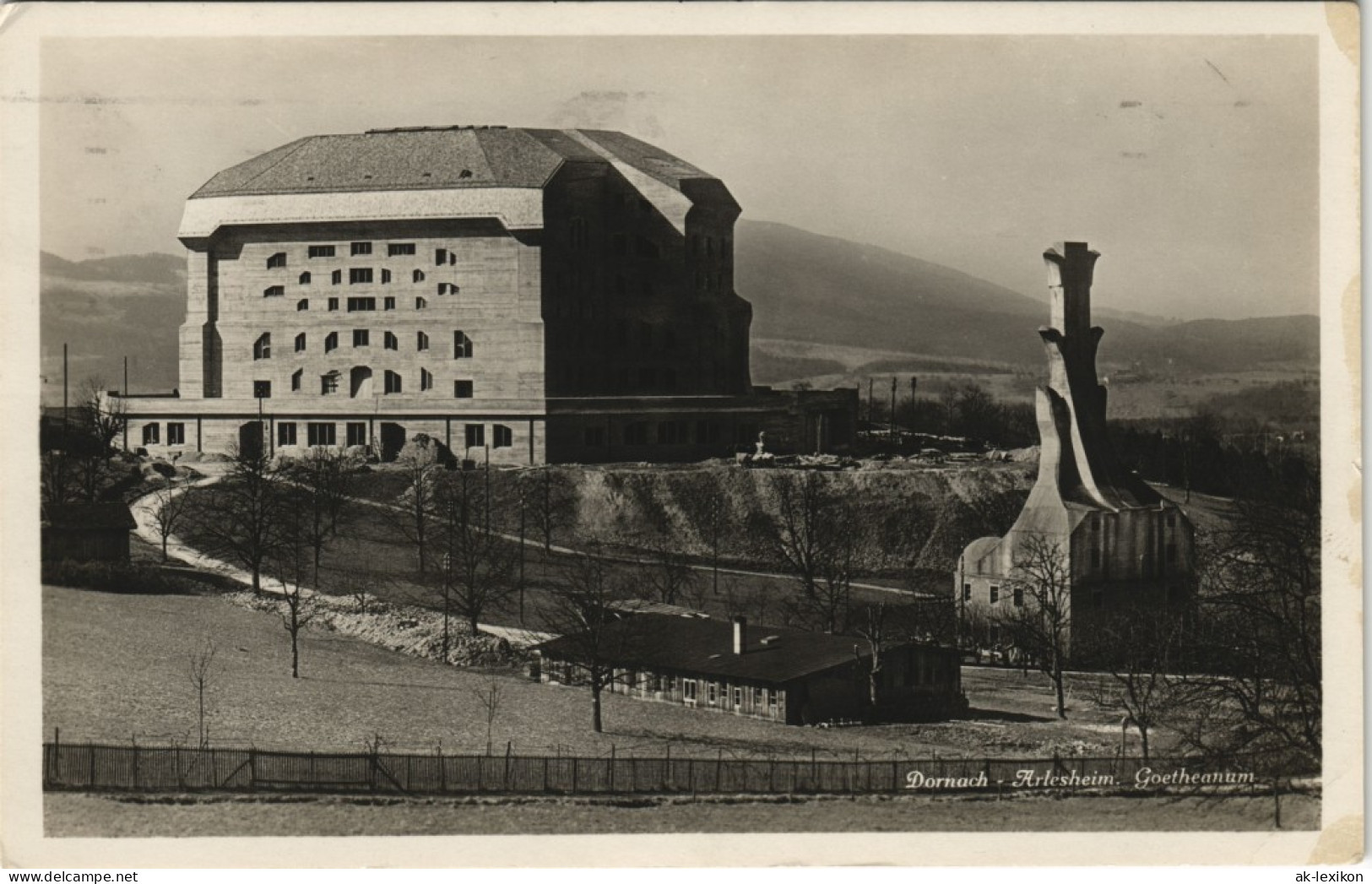 Foto Arlesheim Dornach Goetheanum 1930 Privatfoto - Autres & Non Classés