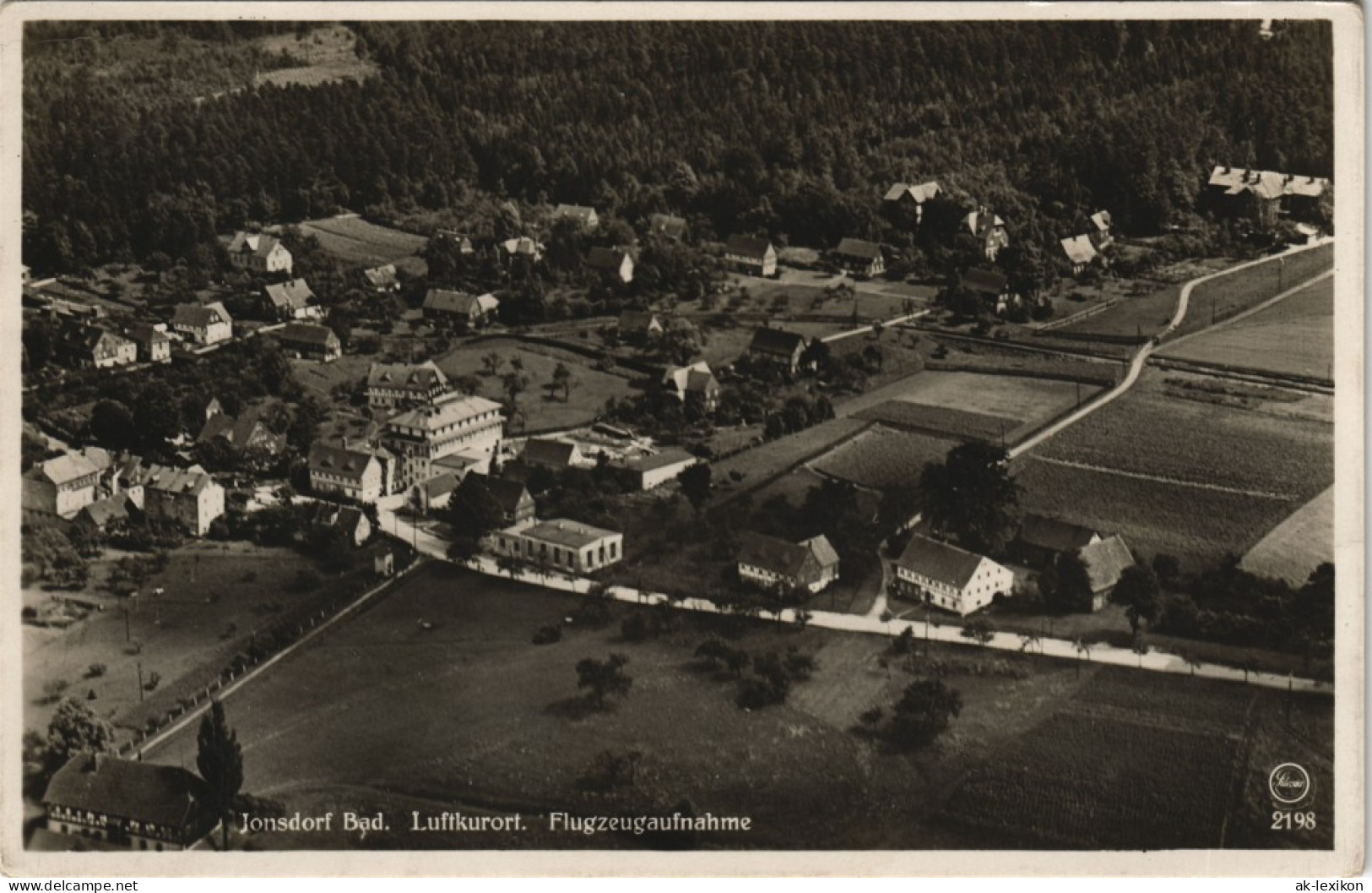 Ansichtskarte Jonsdorf Luftbild 1931 - Jonsdorf