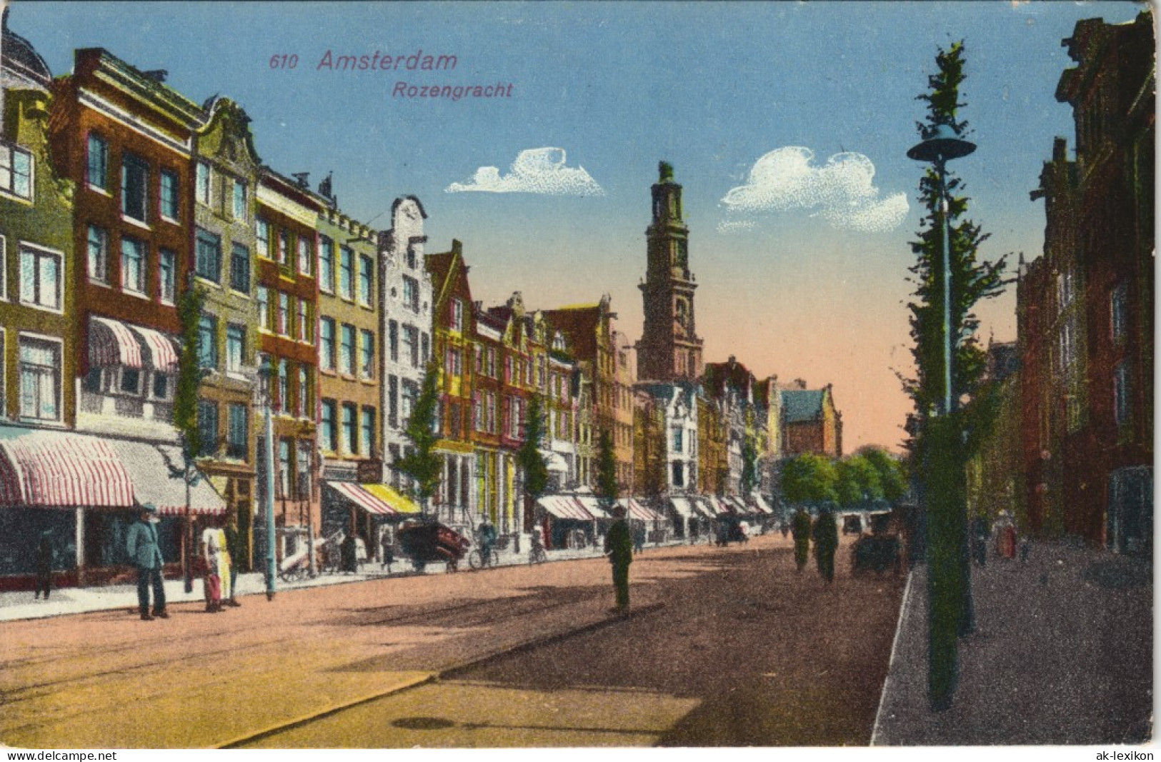 Postkaart Amsterdam Amsterdam Rozengracht 1913 - Amsterdam