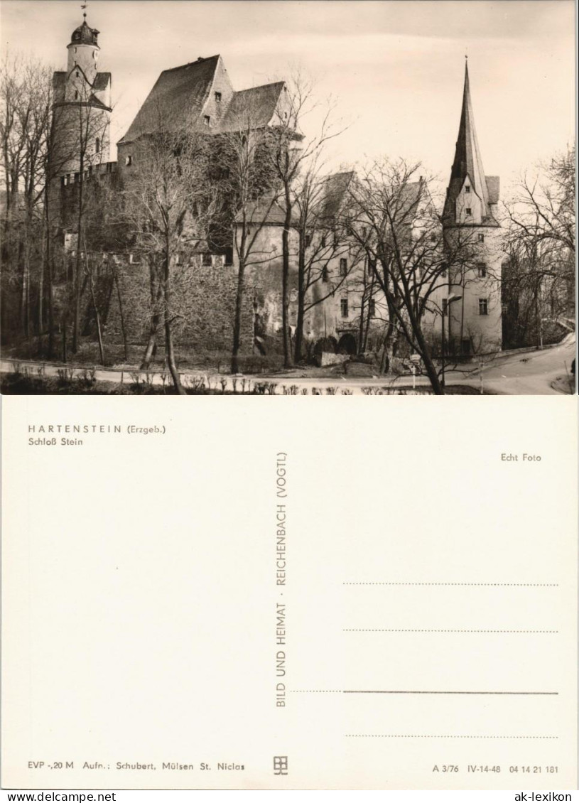 Stein (Zwickauer Mulde)-Hartenstein (Sachsen) Burg Stein / Schloss Stein 1976 - Hartenstein