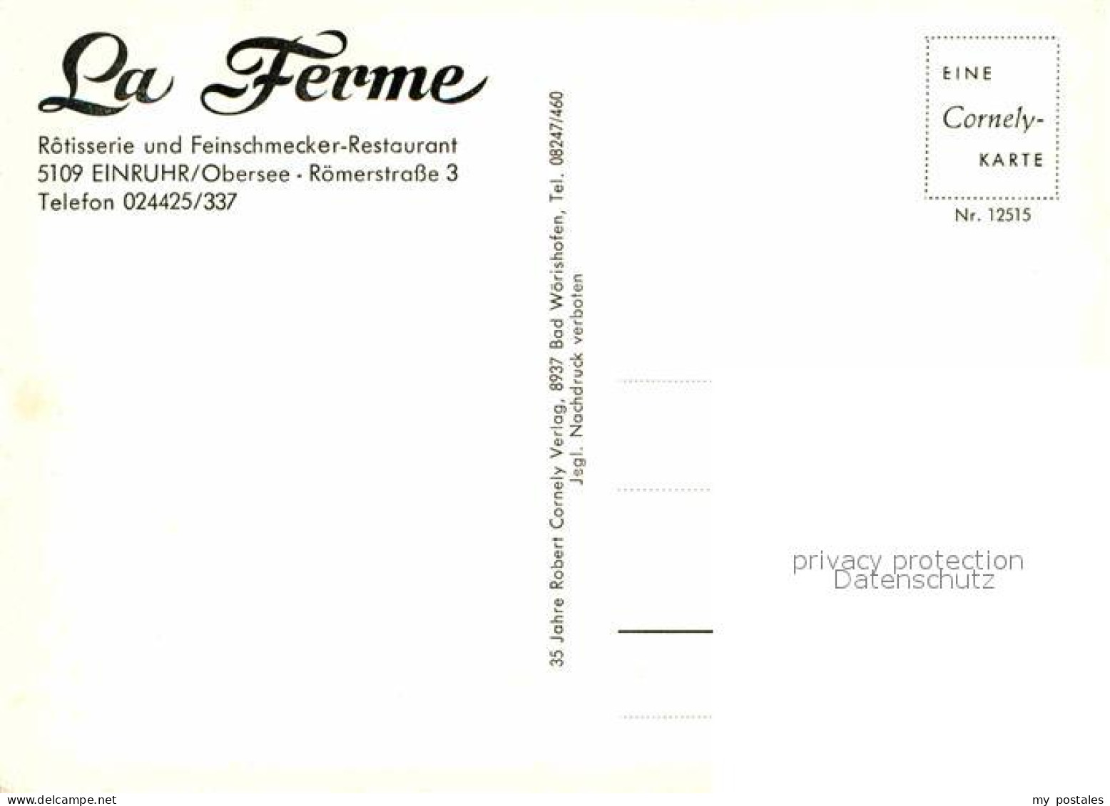 72654543 Einruhr La Ferme Rotisserie Restaurant Einruhr - Simmerath