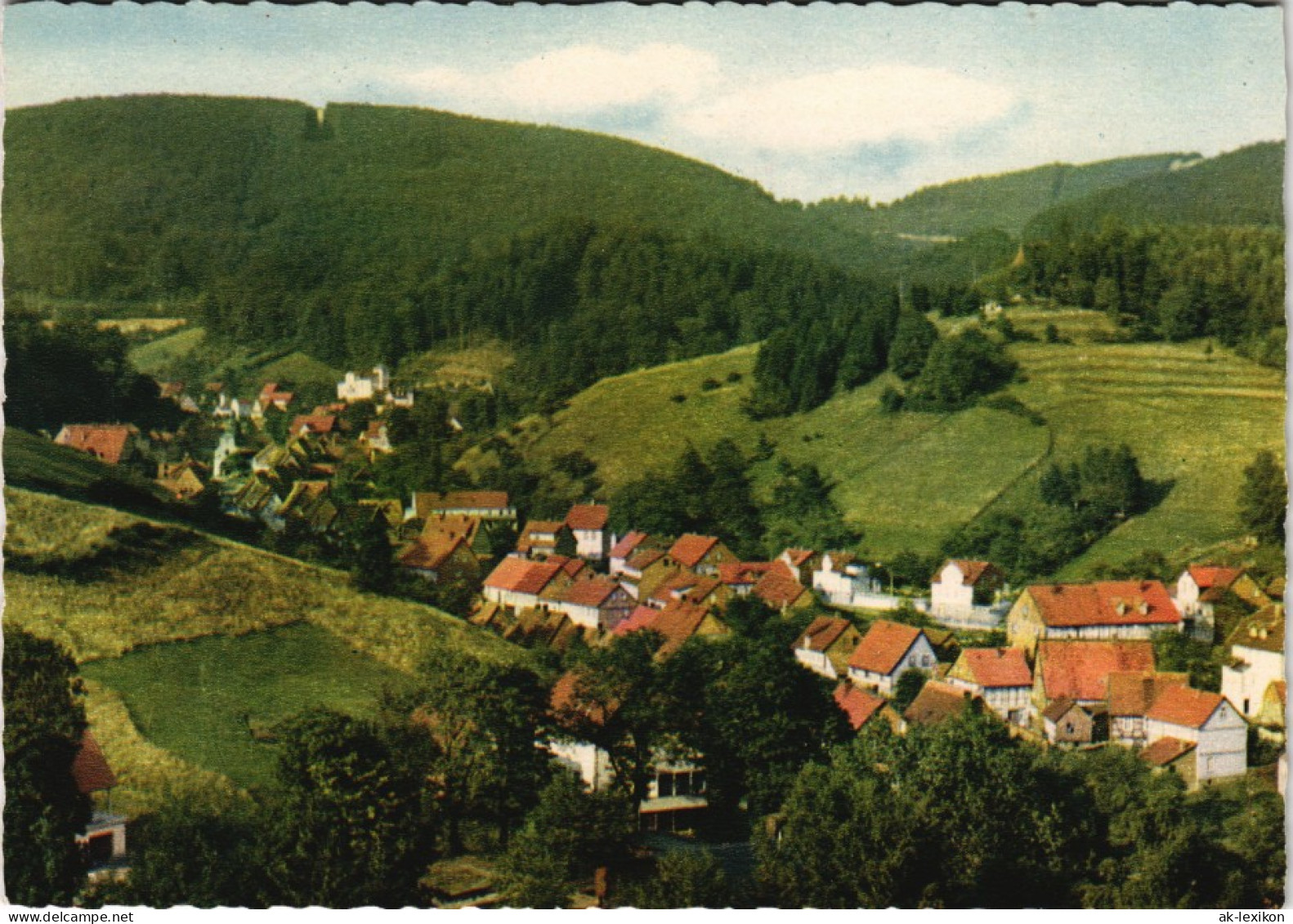 Ansichtskarte Bad Grund (Harz) Panorama-Ansicht Blick Vom Knollen 1970 - Bad Grund