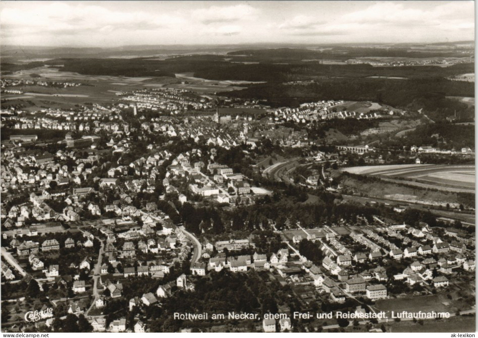 Ansichtskarte Rottenburg Am Neckar Luftbild 1970 - Rottenburg