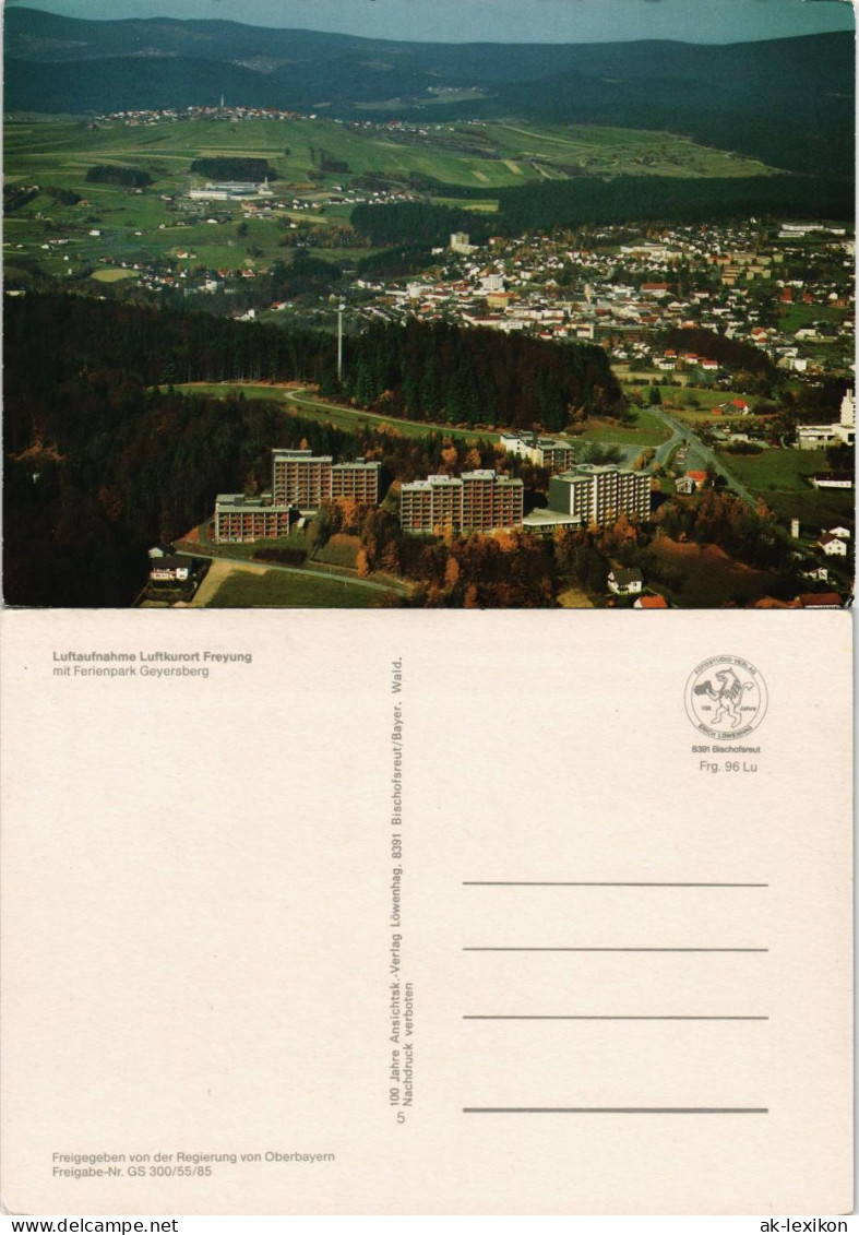 Ansichtskarte Freyung Luftbild Neubauten Stadt 1972 - Freyung