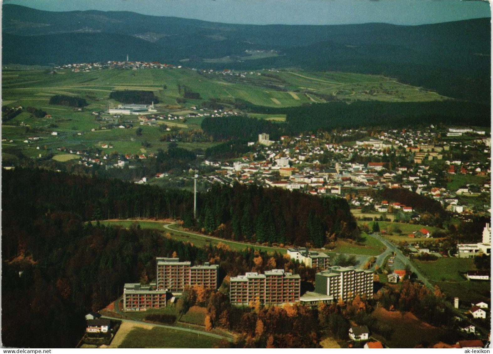 Ansichtskarte Freyung Luftbild Neubauten Stadt 1972 - Freyung