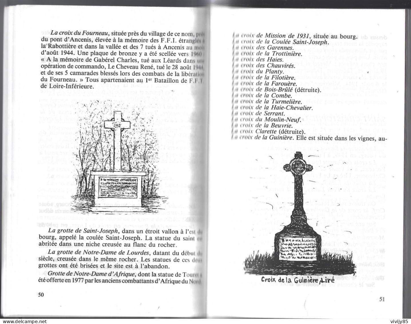 49 - T.B. Livre " Témoins Muets Vendée Angevine" - CHOLET-BEAUOREAU-CHEMILLE-THOUARCE-VIHIERS - Pays De Loire
