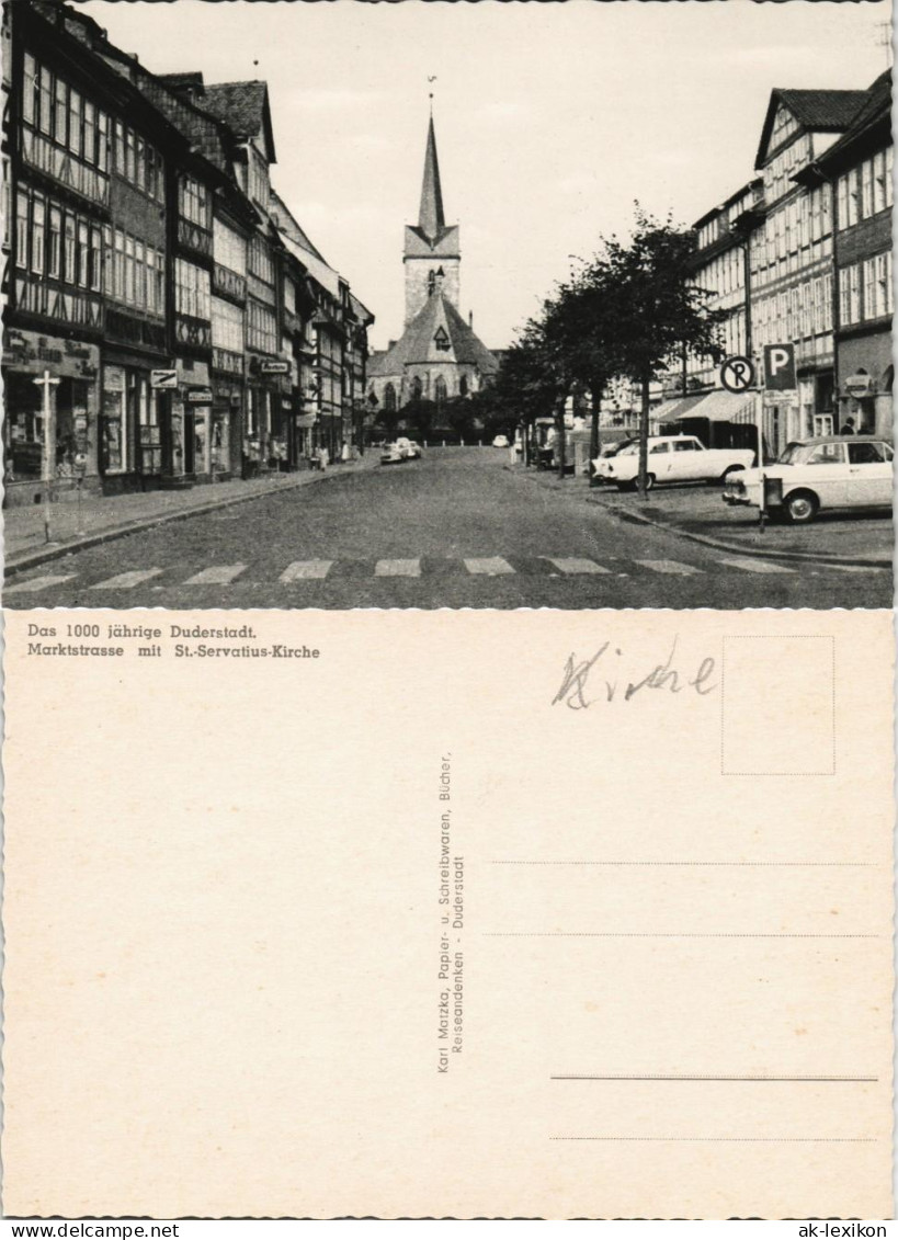 Ansichtskarte Duderstadt Marktstraße 1969 - Duderstadt