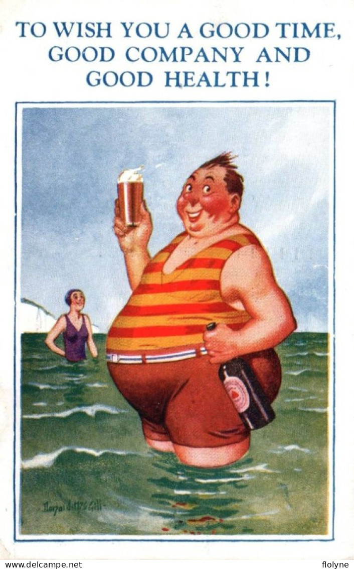 Donald MC GILL - Cpa Illustrateur - R 2088 - To Wish You Good Time , Good Company And Good Health - Beer - Mc Gill, Donald