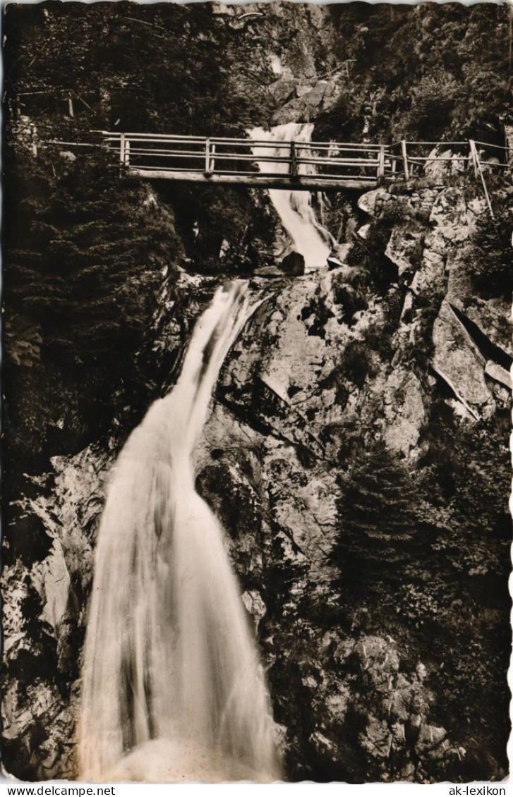 Oppenau Wasserfall Allerheiligen (Schwarzwald) Waterfall Black Forest 1960 - Oppenau