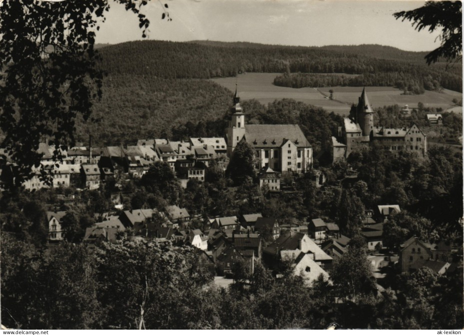 Ansichtskarte Schwarzenberg (Erzgebirge) Stadt (T - Stempel) 1967 - Schwarzenberg (Erzgeb.)
