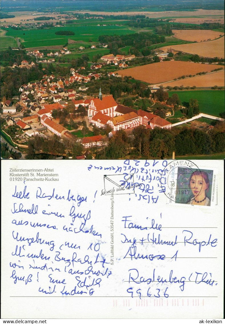 Panschwitz-Kuckau  Luftaufnahme Zisterzienserinnen-Abtei St. Marienstern 1995 - Panschwitz-Kuckau