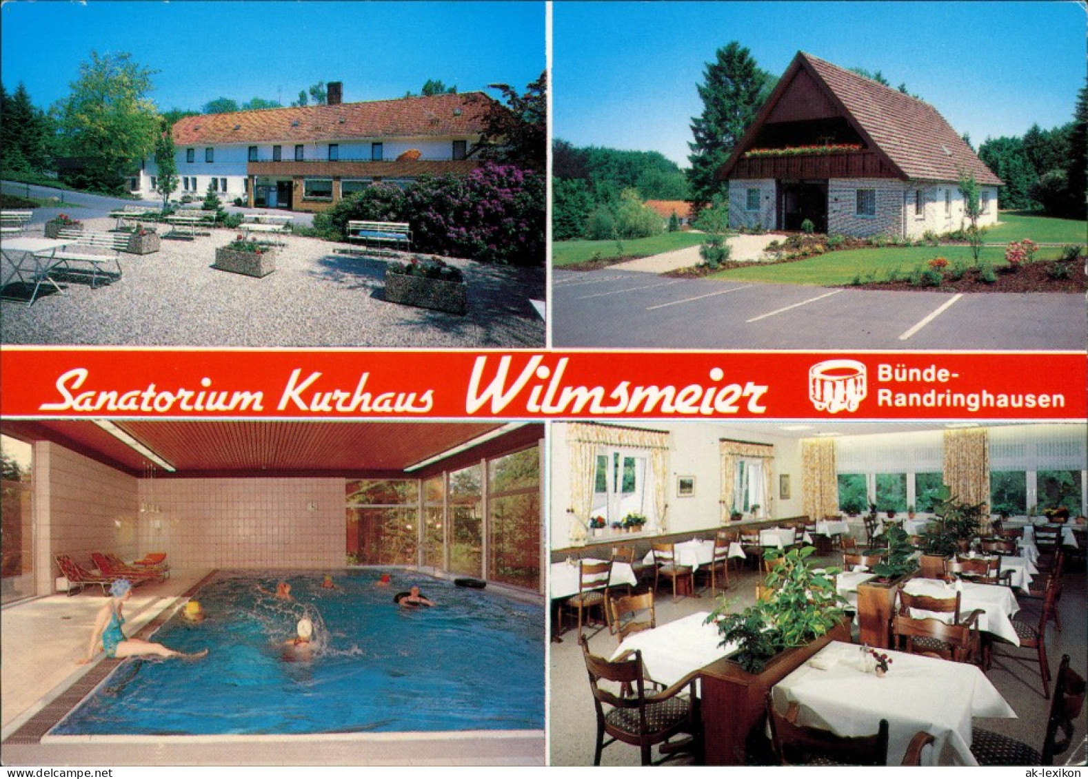 Bünde Sanatorium Kurhaus Wilmameier Im Ortsteil Randringhausen 1989 - Bünde
