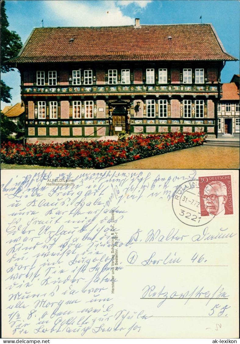 Ansichtskarte Alfeld (Leine) Heimatmuseum Museum 1972 - Alfeld