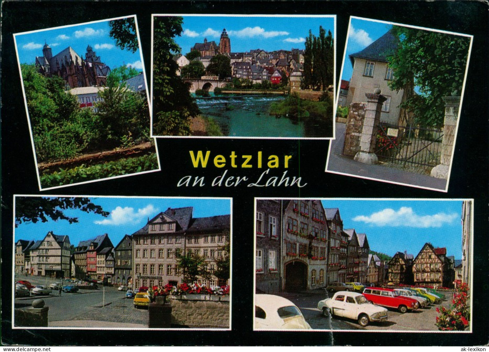 Ansichtskarte Wetzlar Mehrbildkarte Mit 5 Ortsansichten 1987 - Wetzlar