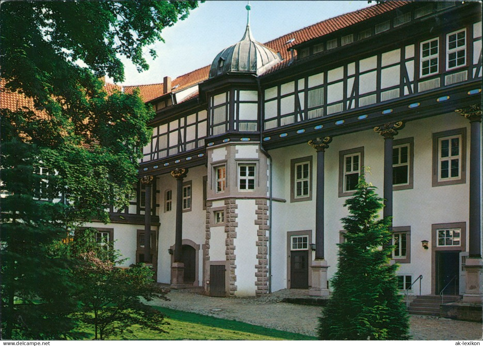 Ansichtskarte Herzberg (Harz) Welfenschloss Innenhof 2000 - Herzberg