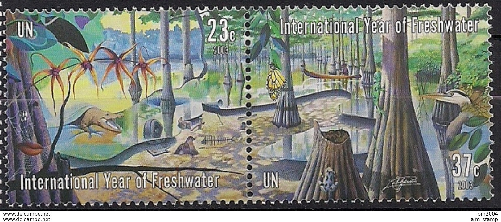 2003 UNO NEW YORK   MI. 929-0 **MNH  Internationales Jahr Des Süßwassers - Ongebruikt