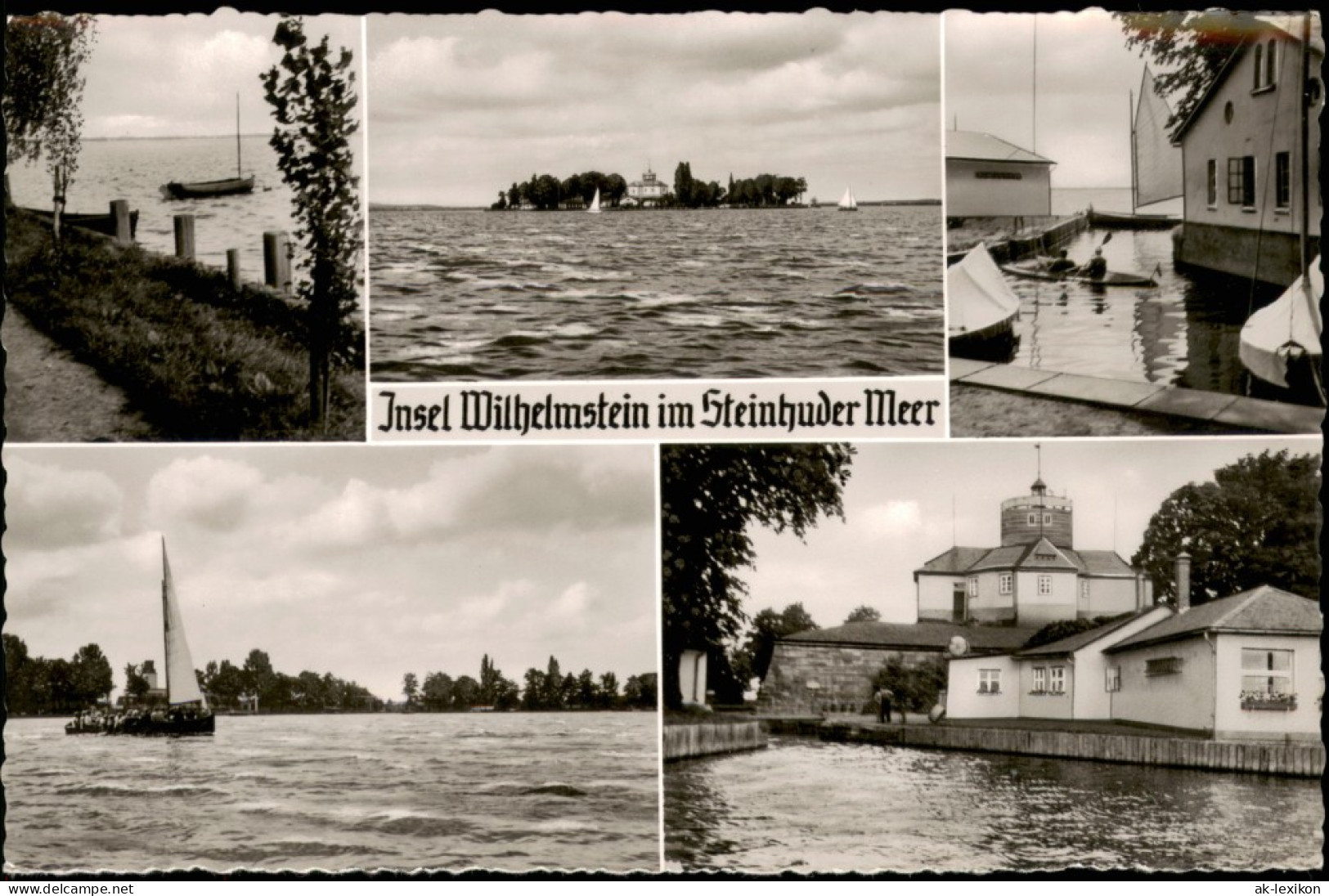 Wunstorf Insel Wilhelmstein Im Steinhuder Meer, Mehrbildkarte 1960 - Wunstorf