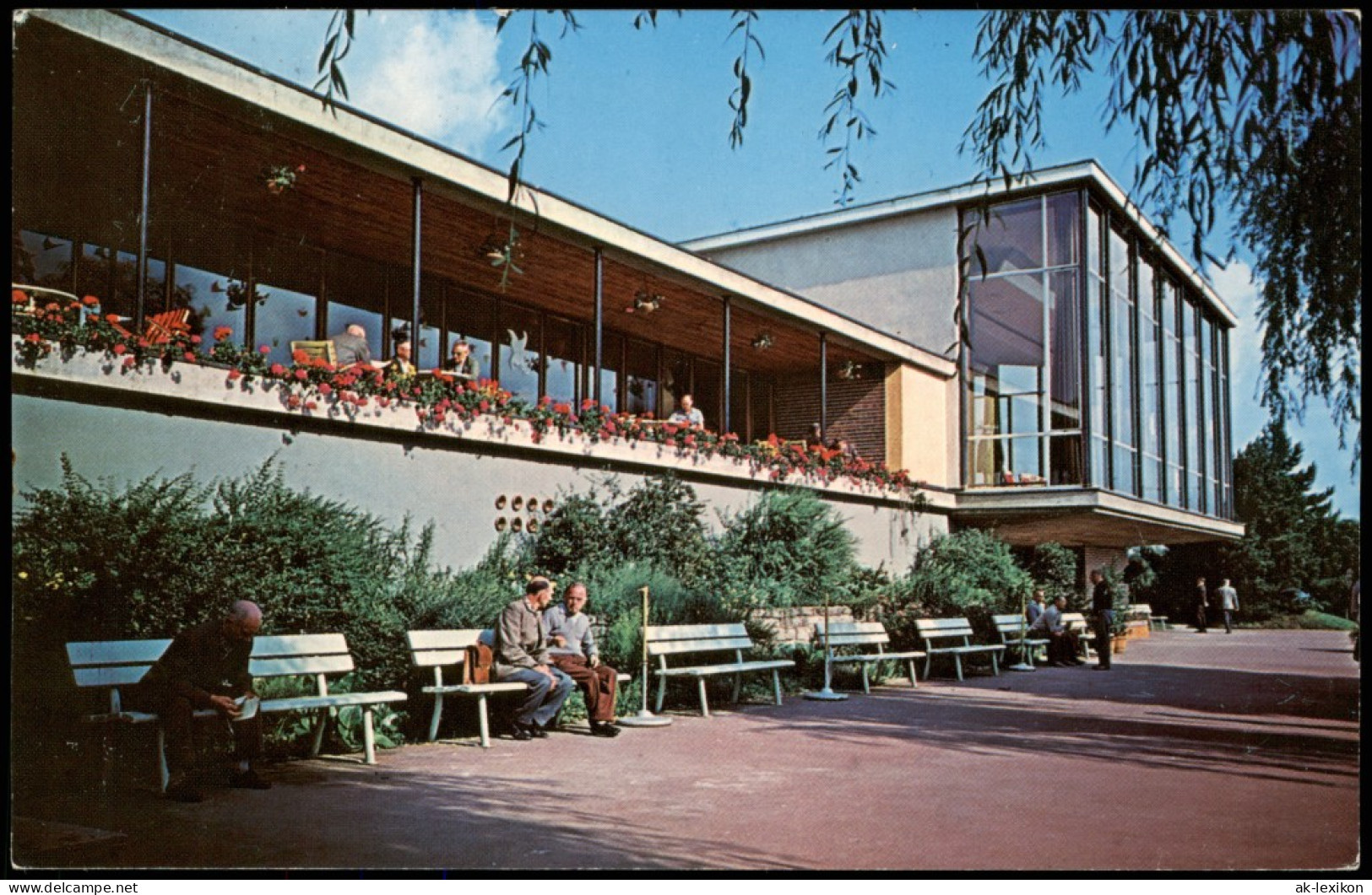 Ansichtskarte Bad Wimpfen Kurmittelhaus, Personen 1964 - Bad Wimpfen