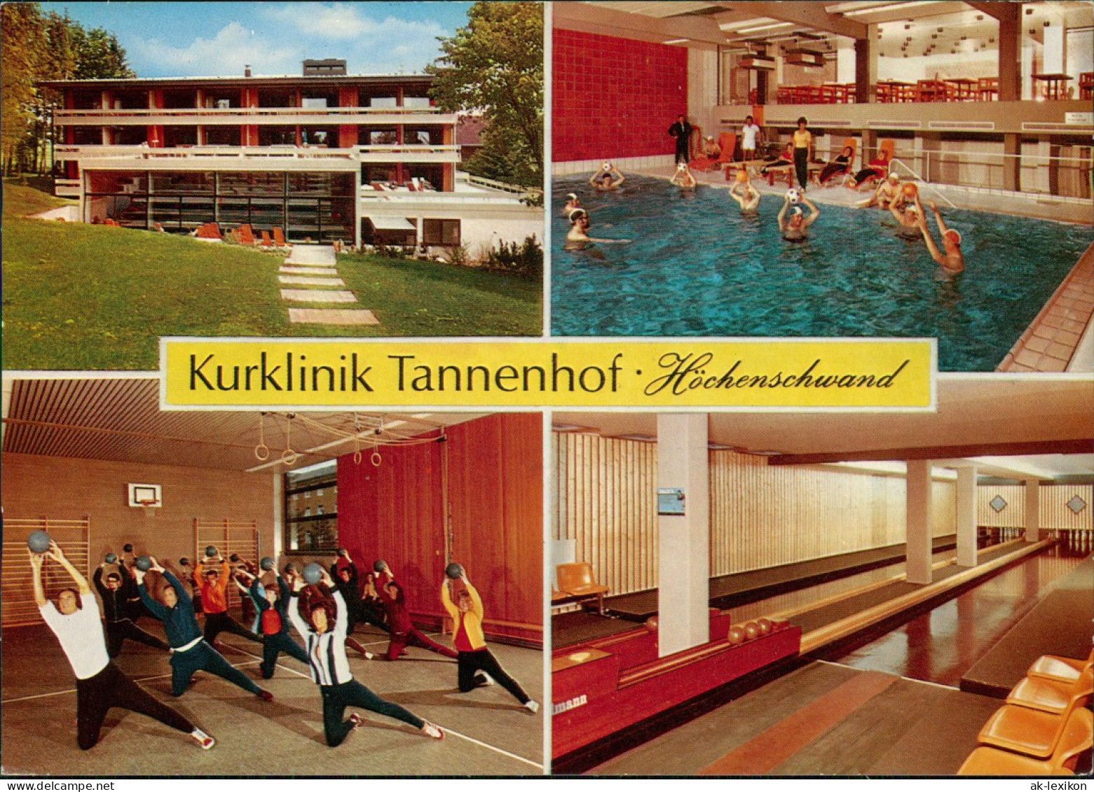 Höchenschwand Kurklinik Tannenhof Innen- Und Außenansichten 1970 - Hoechenschwand