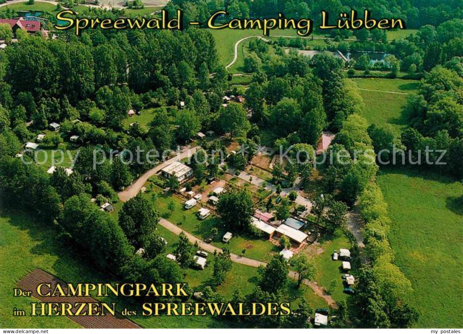 72654472 Luebben Spreewald Campingpark Fliegeraufnahme Luebben - Lübben (Spreewald)