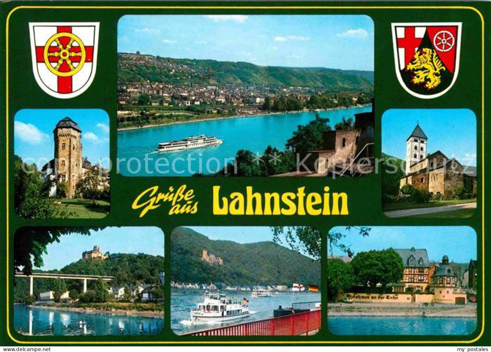 72654448 Lahnstein Panorama Rhein Und Lahnpartie Schloss Kirche Lahnstein - Lahnstein