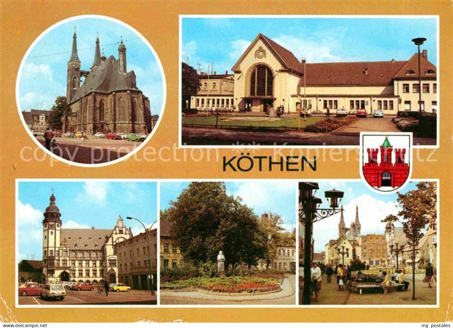 72654411 Koethen Anhalt St Jakobskirche Bahnhof Rathaus Joh Seb Bach Gedenkstaet - Koethen (Anhalt)