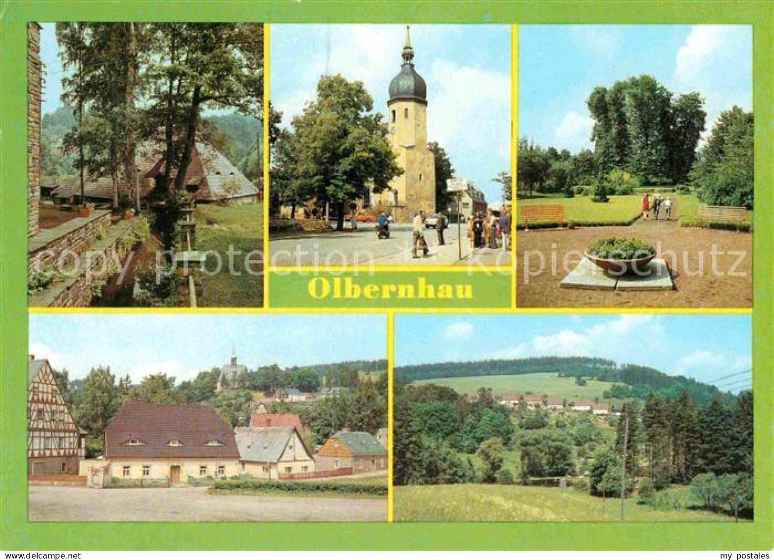 72654201 Olbernhau Erzgebirge Althammer Saigerhuette Gruenthal Thaelmann Platz K - Olbernhau