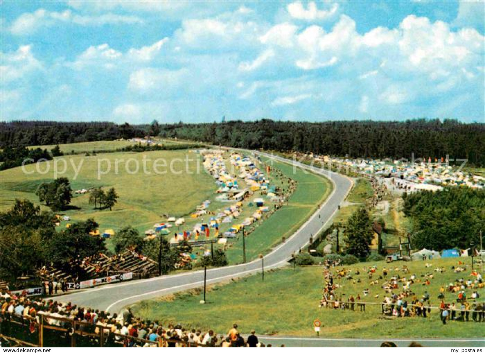 72654192 Hohenstein-Ernstthal Sachsenring Blick Von Den Haupttribuenen Zum Queck - Hohenstein-Ernstthal