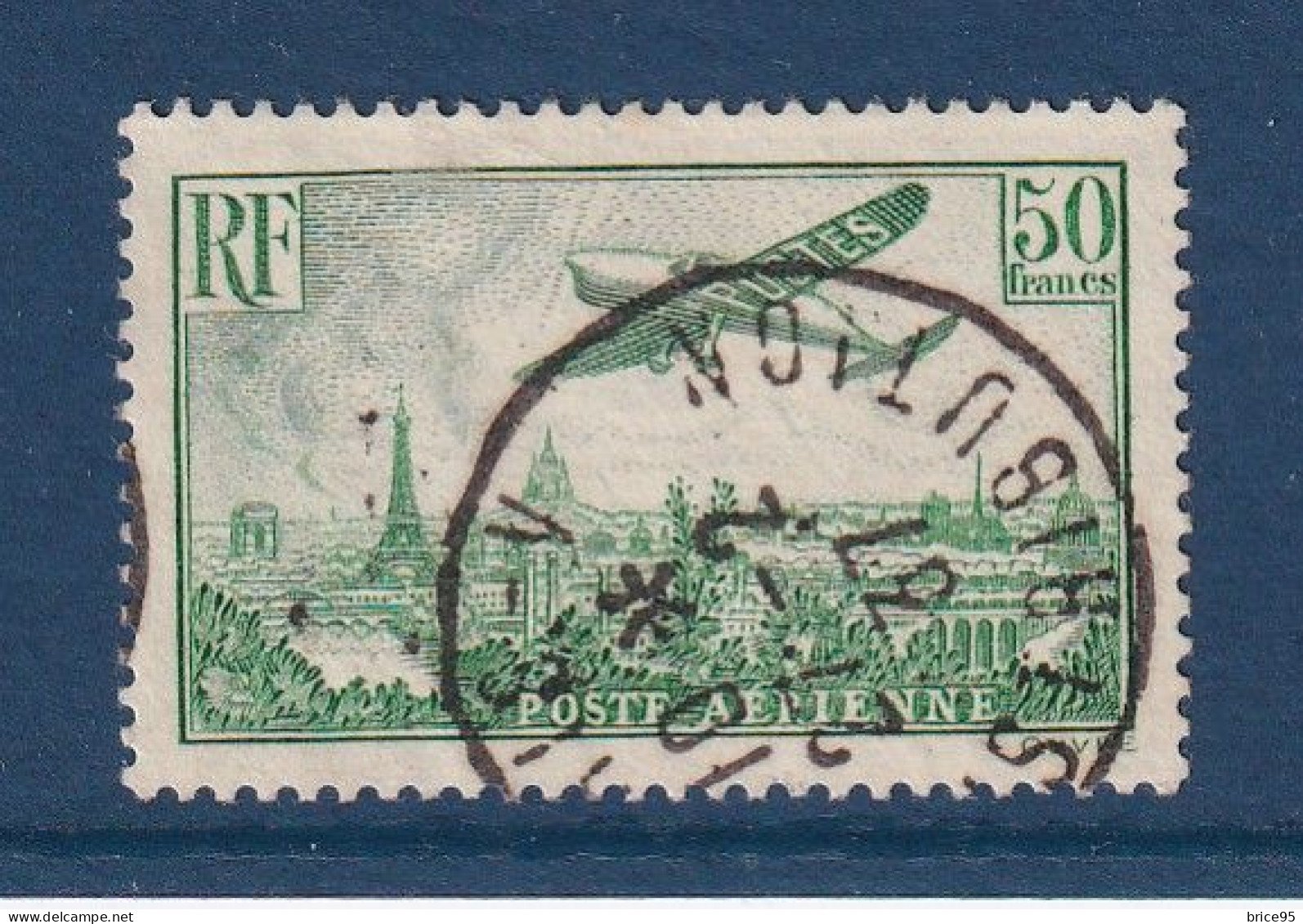 France - Poste Aérienne - YT PA N° 14 - Oblitéré - Signé - 1936 - 1927-1959 Oblitérés