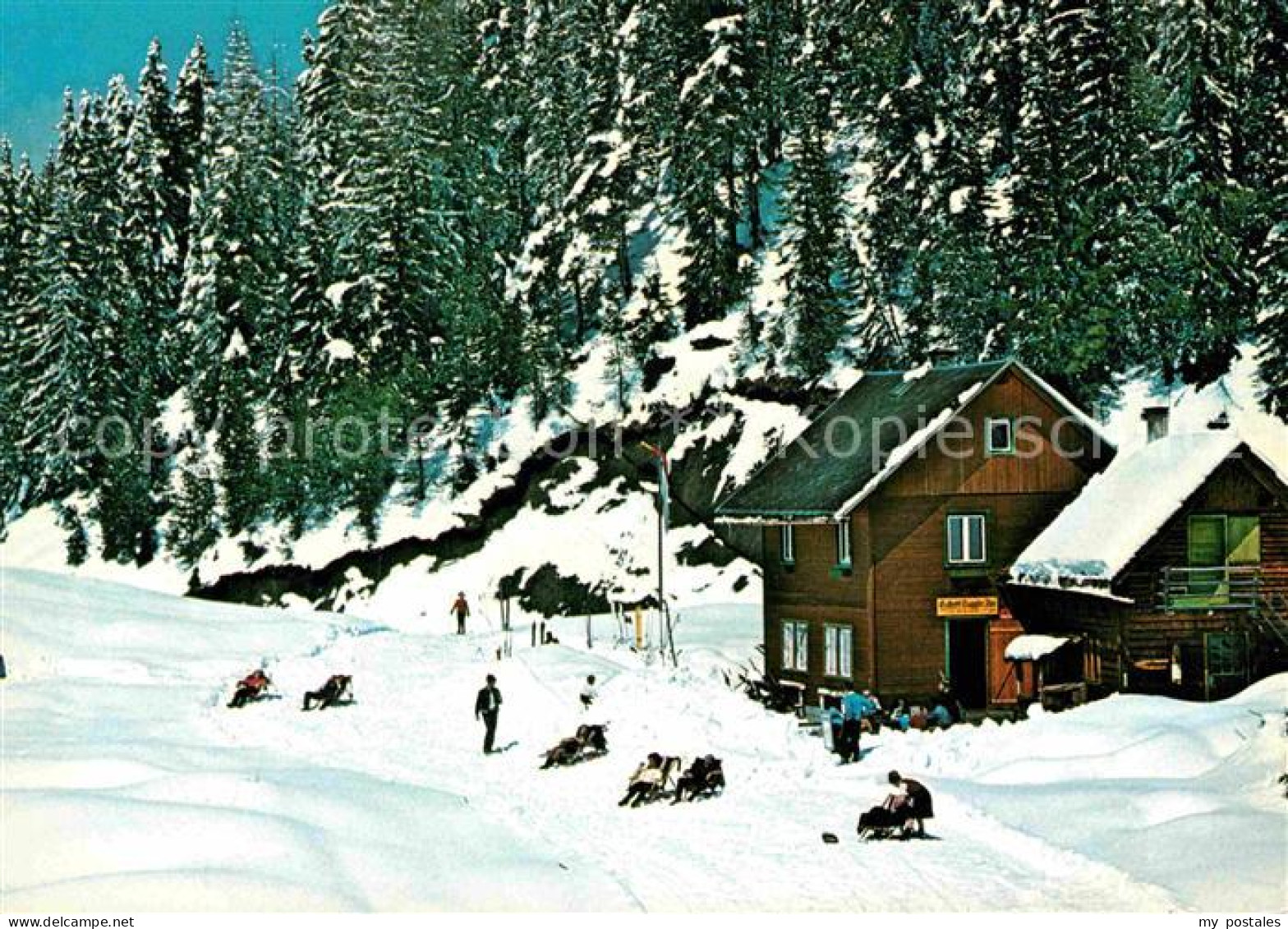 72653600 Weissensee Kaernten Naggler Alm Winterlandschaft Weissensee Kaernten - Weissensee