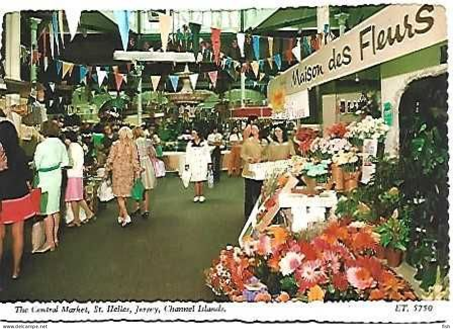 Jersey ** & Postal, St. Helier,  The Central Market, Ed. Bamforth Co. (68688) - St. Helier