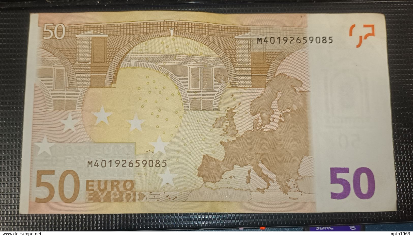 50 EURO PORTUGAL - H004 A1- Serial Number: M40192659085 - Circulated - 50 Euro