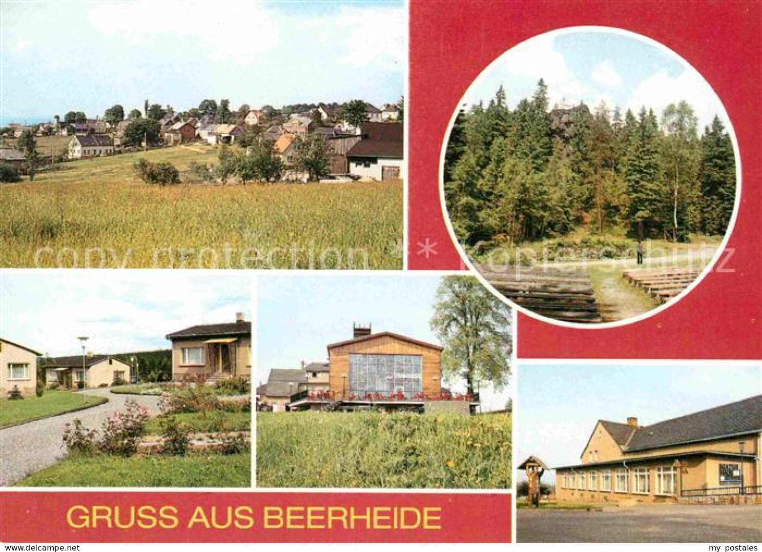 72651961 Beerheide Panorama Freilichtbuehne Roethelstein Bungalowsiedlung Betrie - Falkenstein (Vogtland)