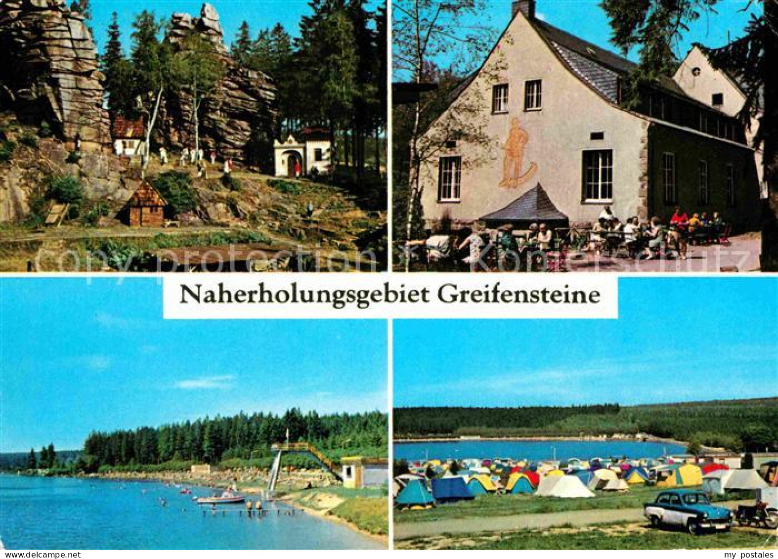 72650929 Greifensteine Erzgebirge Naherholungsgebiet Felsen Gaststaette Campingp - Ehrenfriedersdorf