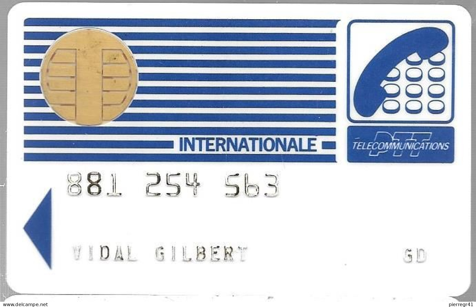 1-CARTE PUCE-BULL D-FT-INTERNATIONALE-PYJAMA BLEU-V° Texte Noir-France Direct-TBE/RARE - Pastel Cards