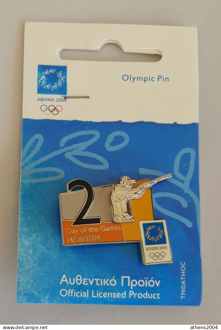 @ Athens 2004 Olympic Games - Days Of Games With The Sport,full Set Of 17 Pins.English Version - Olympic Games